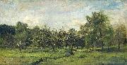 Charles-Francois Daubigny Orchard oil